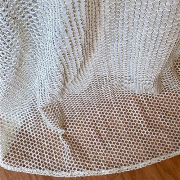 NWT GRACIA SLEEVELESS CREAM & GOLD MAXI DRESS - Picture 6 of 13